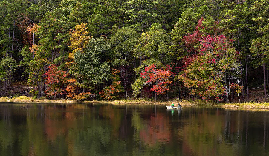 Autumn on the Water Photograph by Mark McKinney