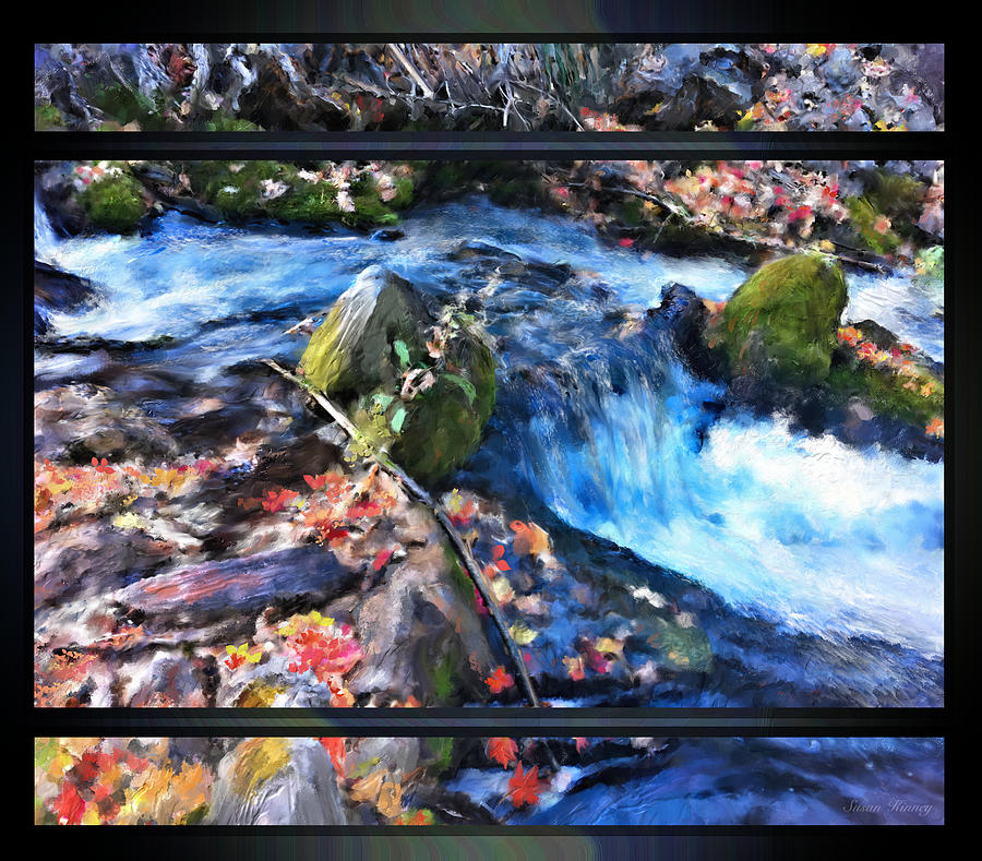 Autumn on Millcreek Painting by Susan Kinney