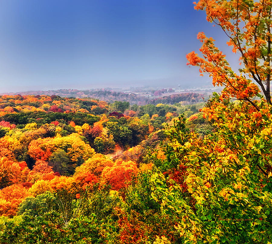 Autumn Over The Rolling Hills Photograph by Thomas Woolworth
