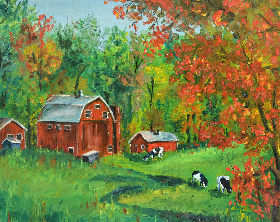 Autumn Pastoral Painting by James Pinkerton | Fine Art America