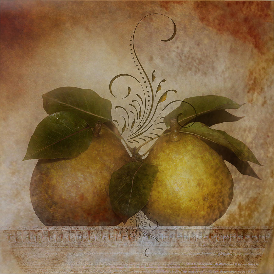 Autumn Pears Digital Art by TnBackroadsPhotos 