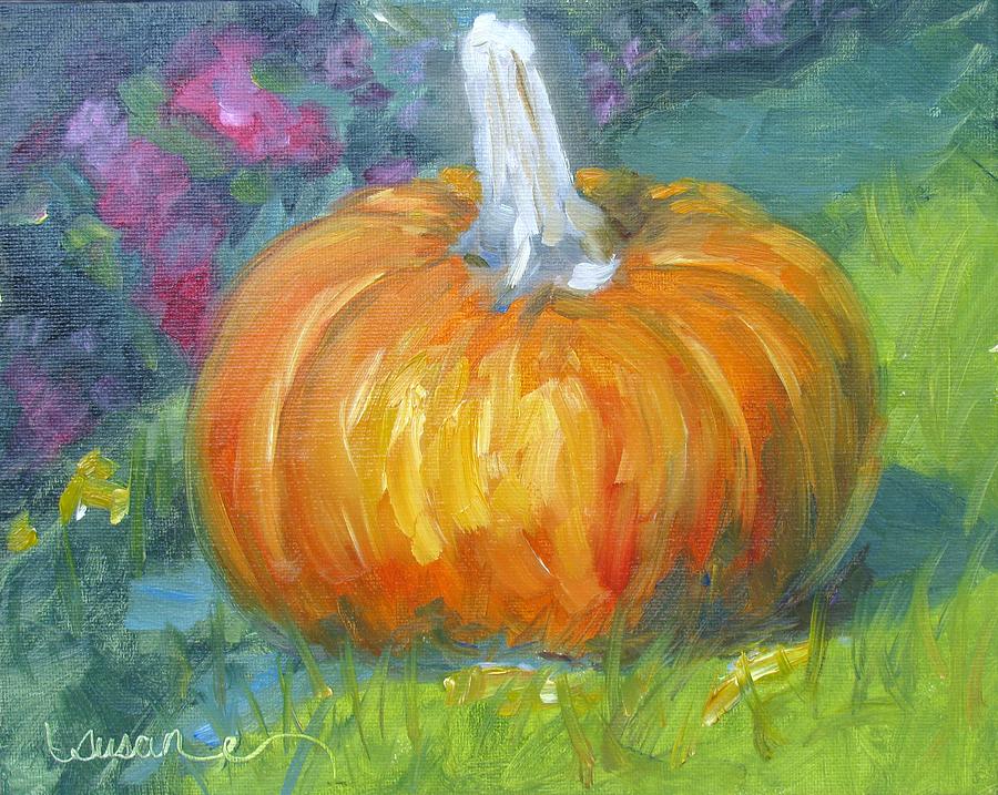 Autumn Pumpkin Painting by Susan Elizabeth Jones - Fine Art America