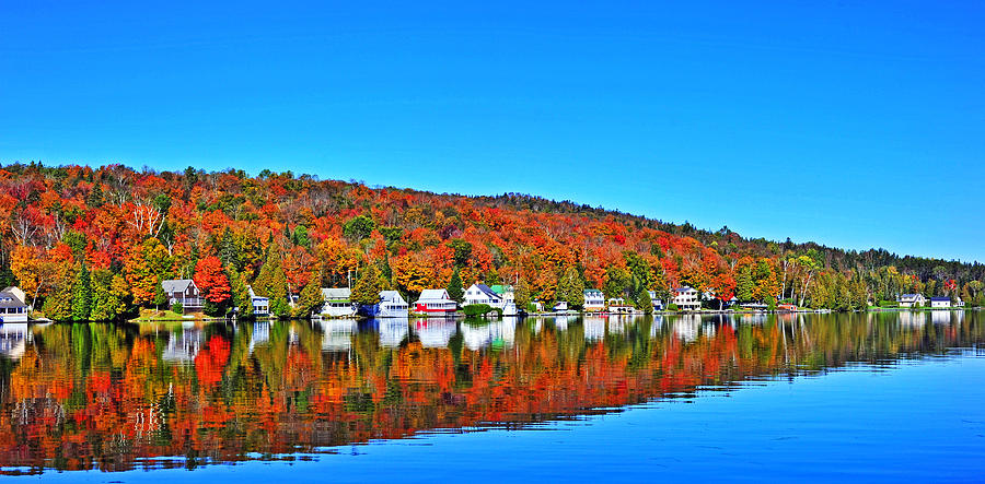 Autumn Reflection Photograph by Jim Boardman