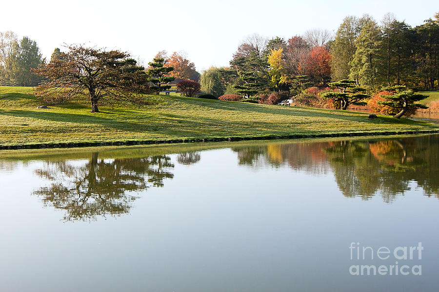 Autumn Reflection Photograph by Patty Colabuono