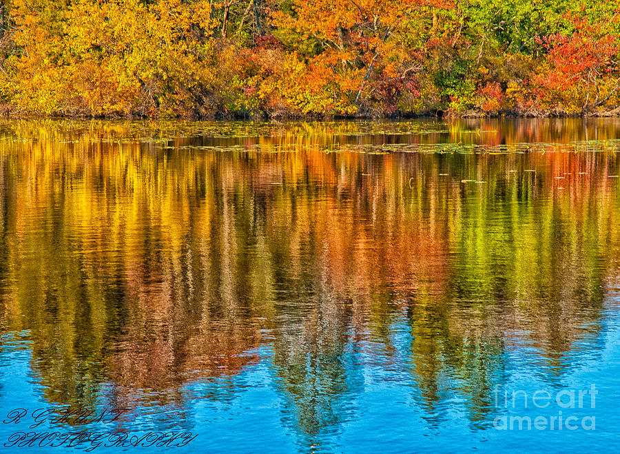 Autumn Reflection Photograph by Russell G Hunt