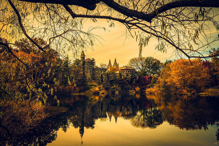 Autumn Reflections at Belvedere Castle Photograph by Chris Lord