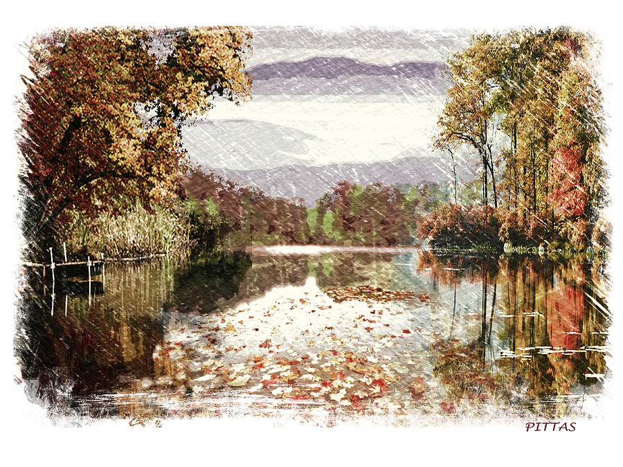 Autumn Reflections Mixed Media by Michael Pittas