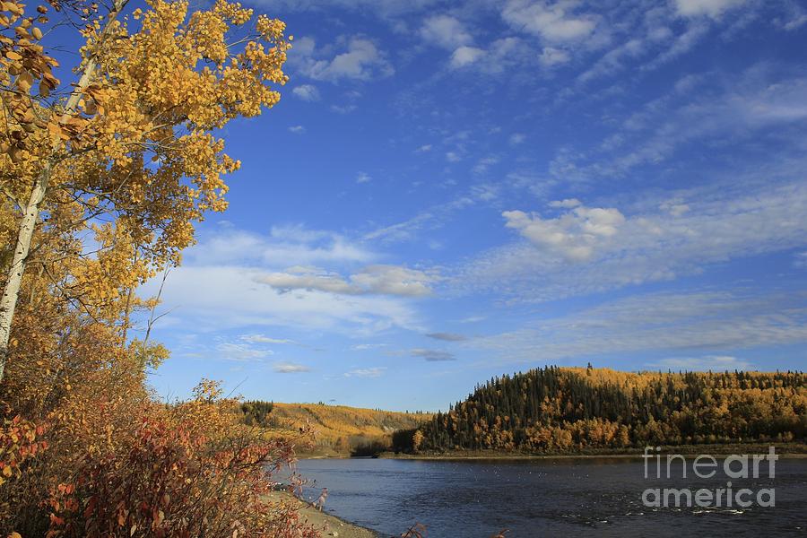 Autumn River Photograph by Alanna DPhoto