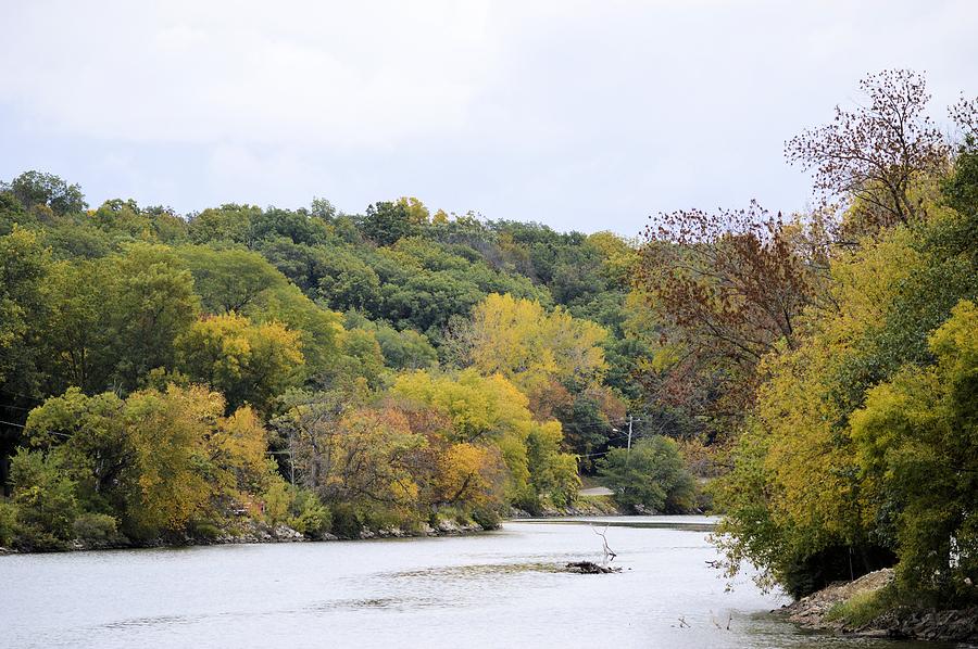 Autumn River Photograph by Bonfire Photography