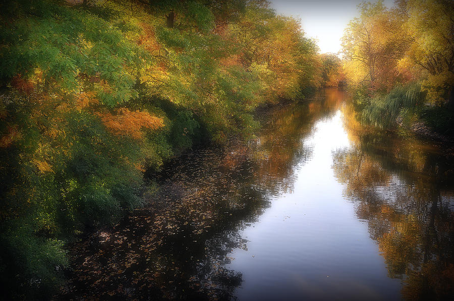 Autumn River Photograph by Gene Tatroe
