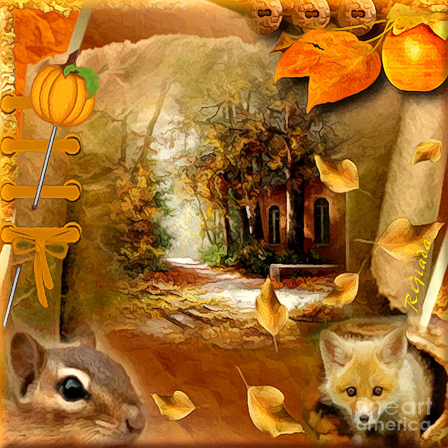 Autumn scrap Digital Art by Giada Rossi