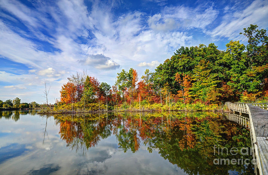 Autumn Sky Photograph by Rodney Campbell