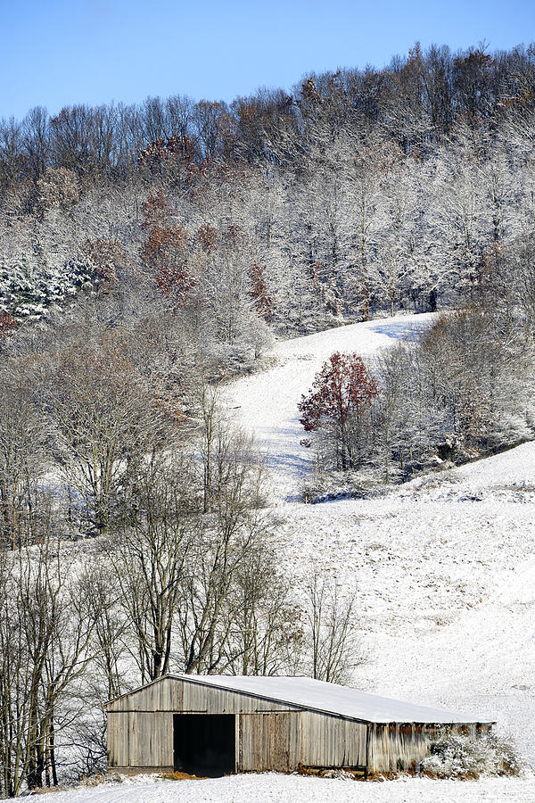 Mountain Photograph - Autumn Snow West Virginia by Thomas R Fletcher