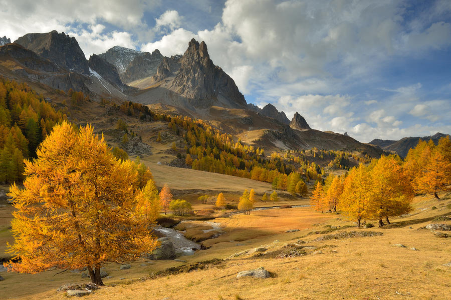 Mountain Photograph - Autumn splendor by Matthieu Parmentier
