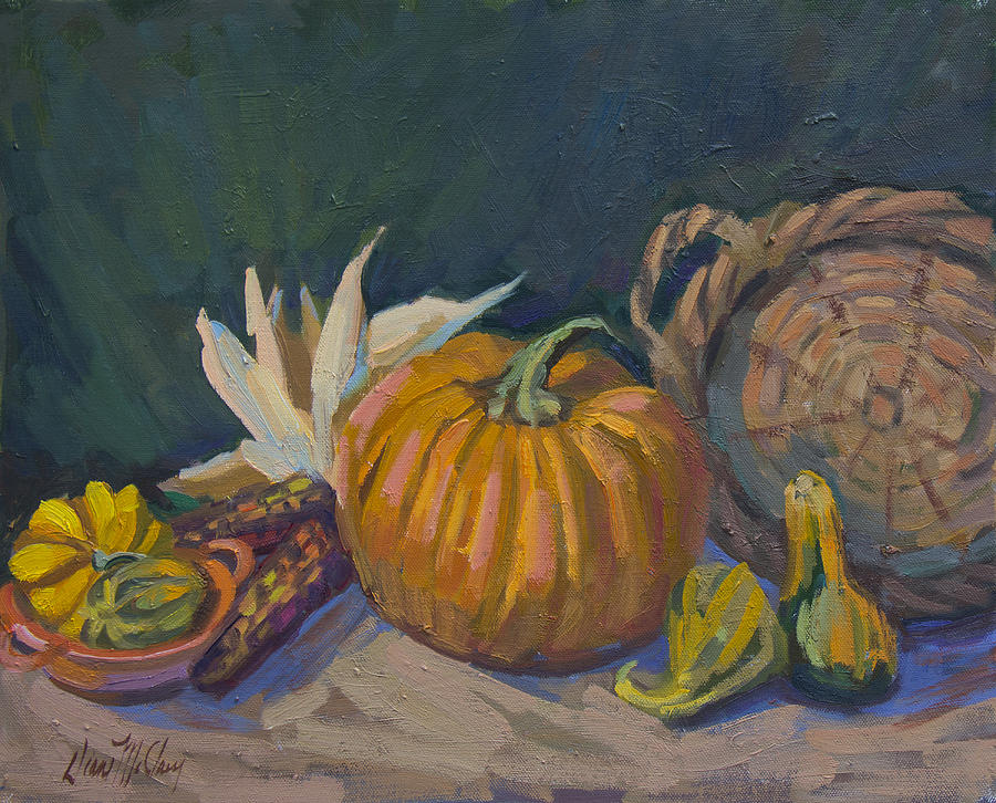 Still Life Painting - Autumn Still Life by Diane McClary
