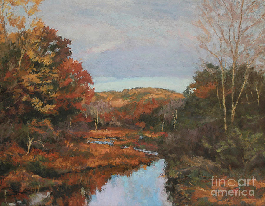 Autumn Stream Painting by Gregory Arnett