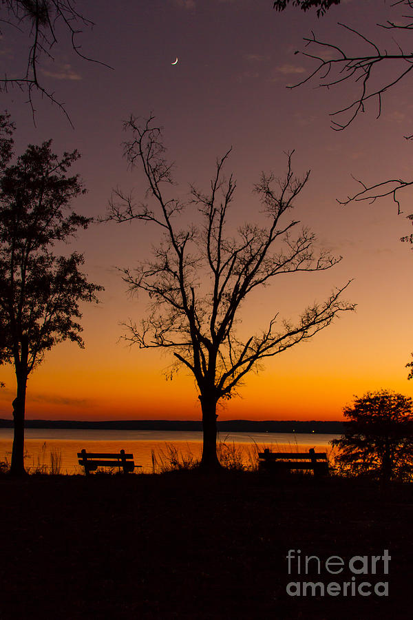 All Rights Reserved Photograph - Autumn Sunset by Heather Roper