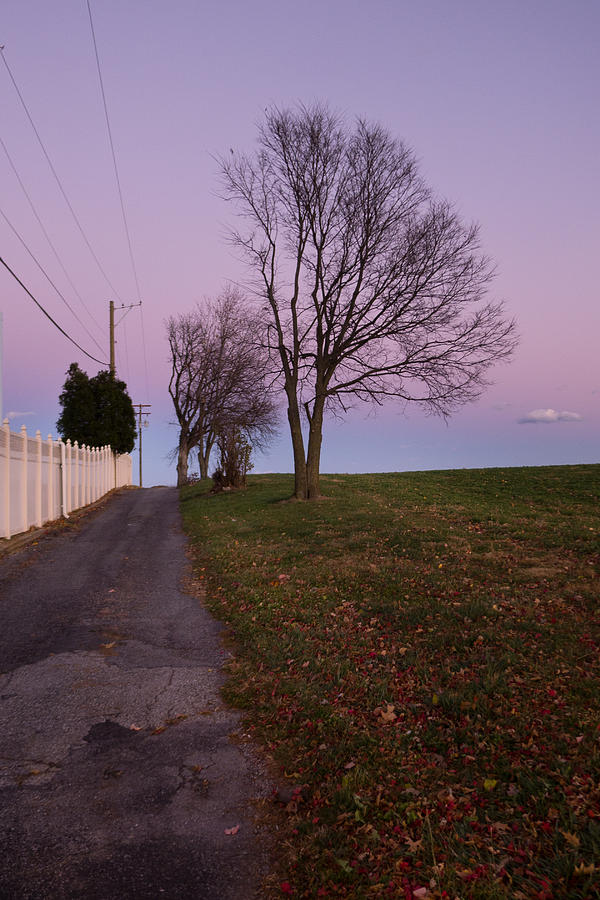 Autumn Sunset Road Snap South Central Pennsylvania III Photograph by James Oppenheim