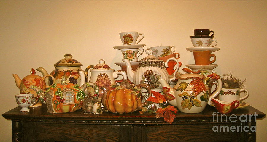 Autumn Tea  Photograph by Nancy Patterson