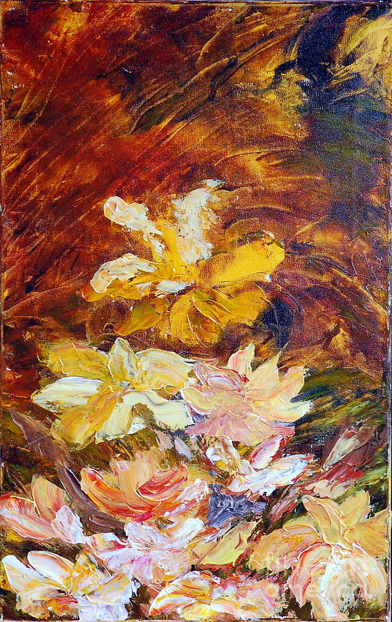 Flower Painting - Autumn by Teresa Wegrzyn