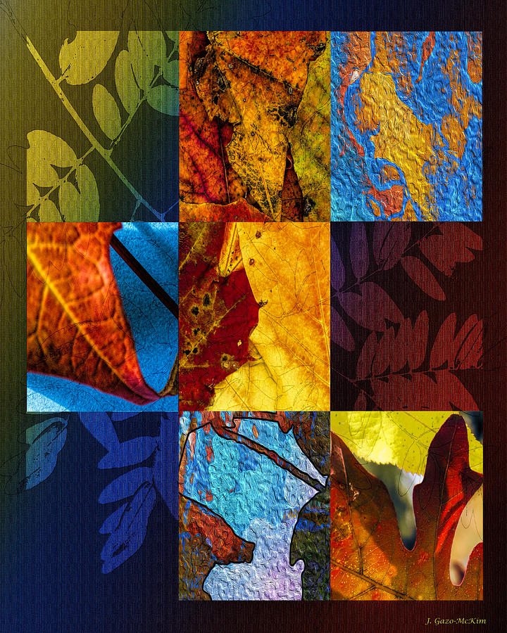 Autumn Tiles Digital Art by Jo-Anne Gazo-McKim