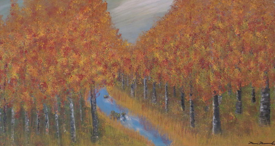 Autumn Painting by Tim Townsend