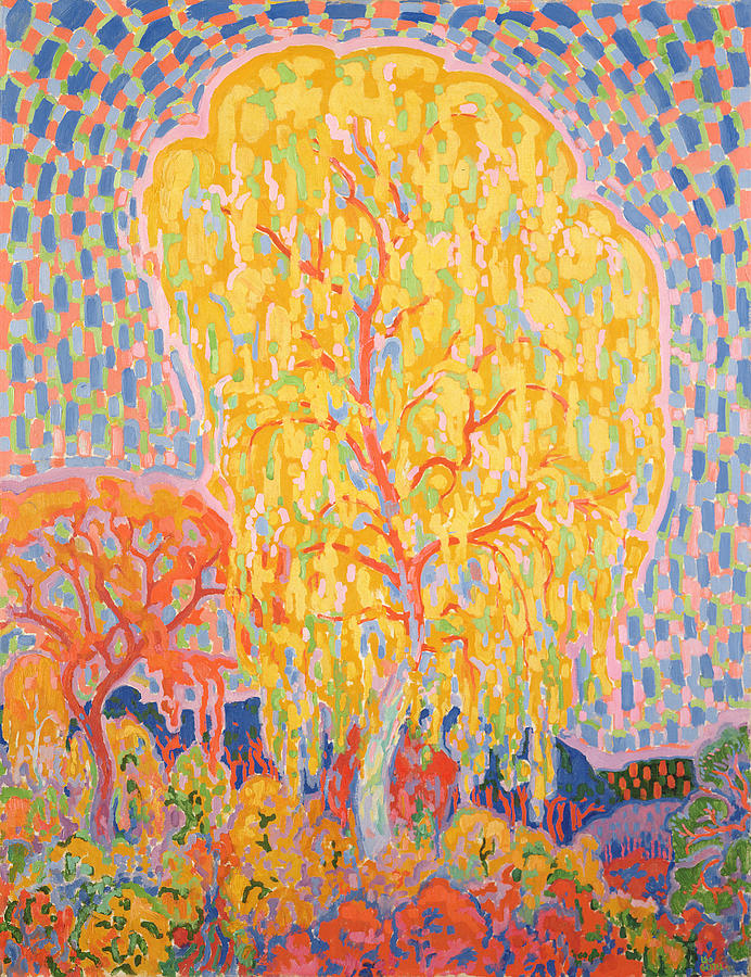 Leo Gestel Painting - Autumn Tree by Leo Gestel