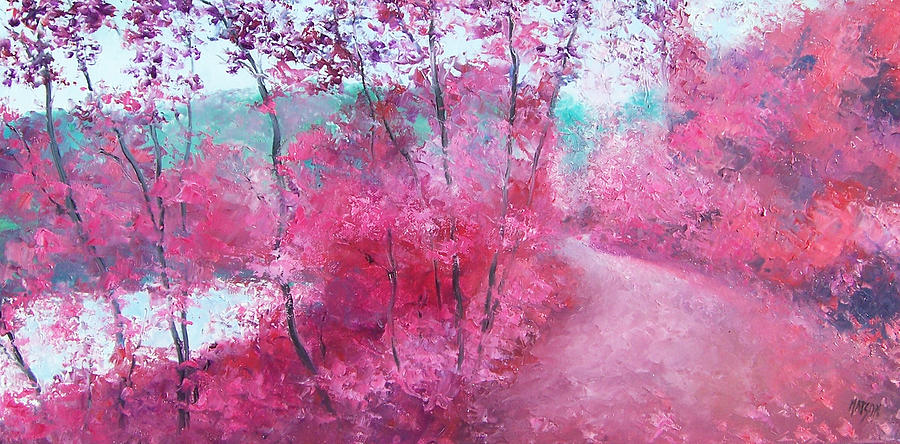 Fall Painting - Autumn Trees by Jan Matson by Jan Matson