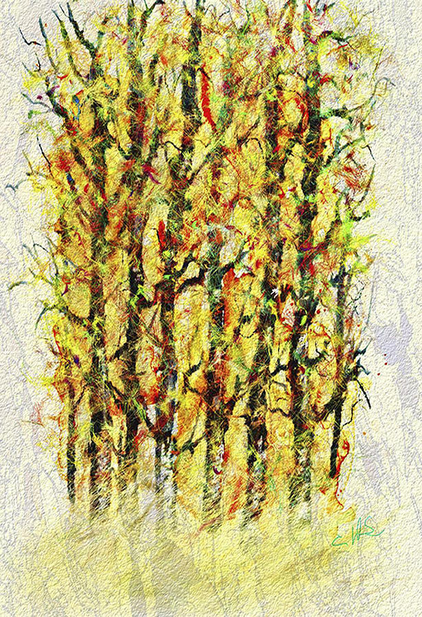 Autumn Trees Digital Art by Dale Stillman