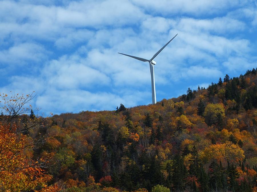 Fall Photograph - Autumn Turbine by Gene Cyr