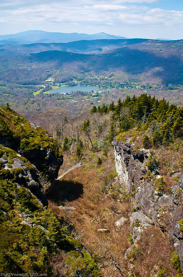 Autumn View Of Grandfather Mountain From Beacon Heights  Photograph by Alex Grichenko