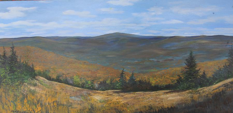 Autumn Vista Painting by Ken Ahlering