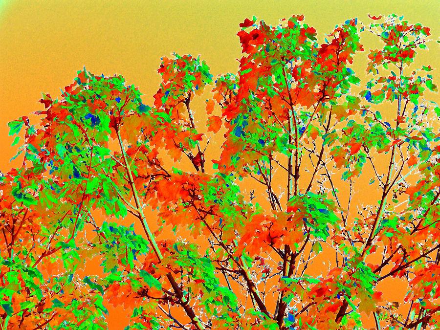 Fall Digital Art - Autumn Watercolor Painting by Will Borden