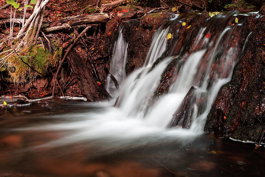 Autumn Waterfall Photograph by Yorkfoto