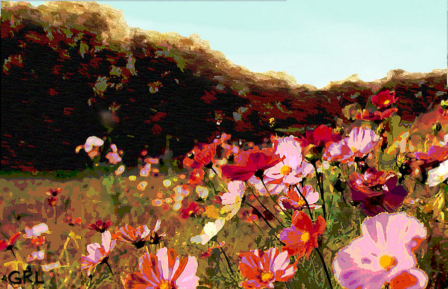 Fall Painting - Autumn Wildflowers Maryland Original Art by G Linsenmayer