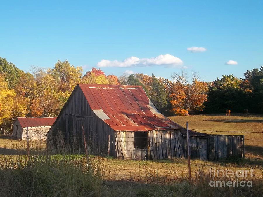 Barn Photograph - Autumns Whisper by Sandra McClure