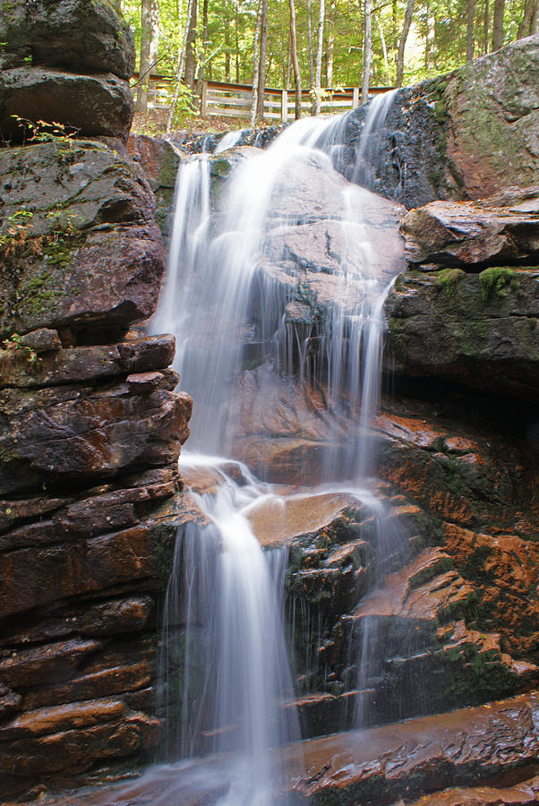 Avalanche Falls in Flume Gorge Photograph by Kristen Mohr | Fine Art ...