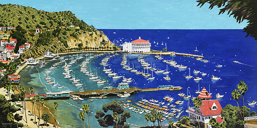 Summer Painting - Avalon Bay by Andrew Palmer