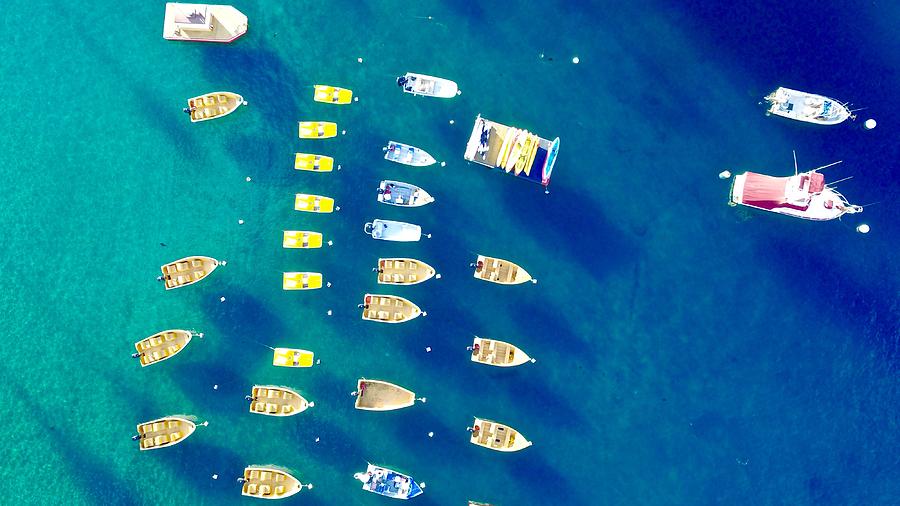 Avalona Bay Boats Photograph by Aerial Hollywood