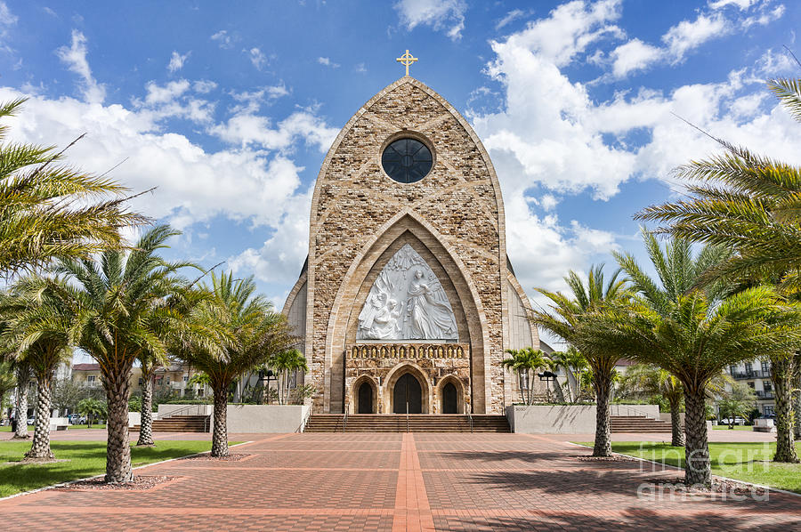 Ave Maria Oratory Church in Ave Maria FL Photograph by William Kuta