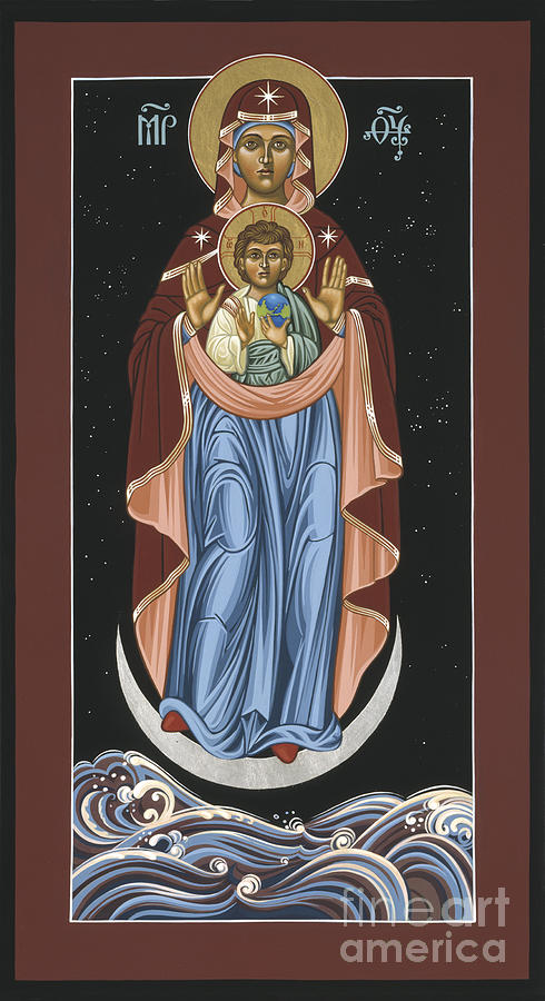 Ave Maris Stella  Hail Star of the Sea 044 Painting by William Hart McNichols