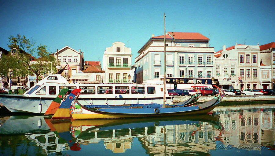 Boat Photograph - Aveiro Boat Painting Look by Dulce Levitz