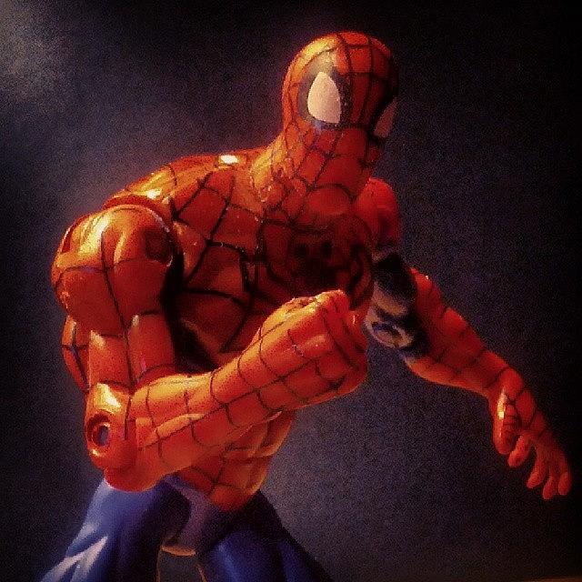 Spider-man Photograph - Avenger #spiderman #marvel #toybiz by Ian Aspden