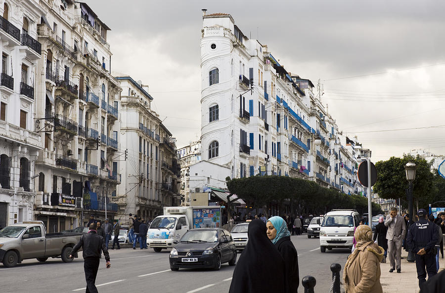 Avenue El Khettabi in Algiers Photograph by Alanphillips