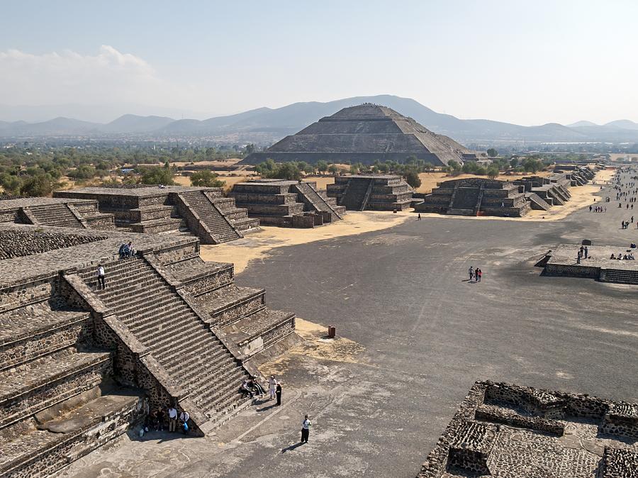 Avenue of the Dead at Teotihuacan Photograph by Science Photo Library ...