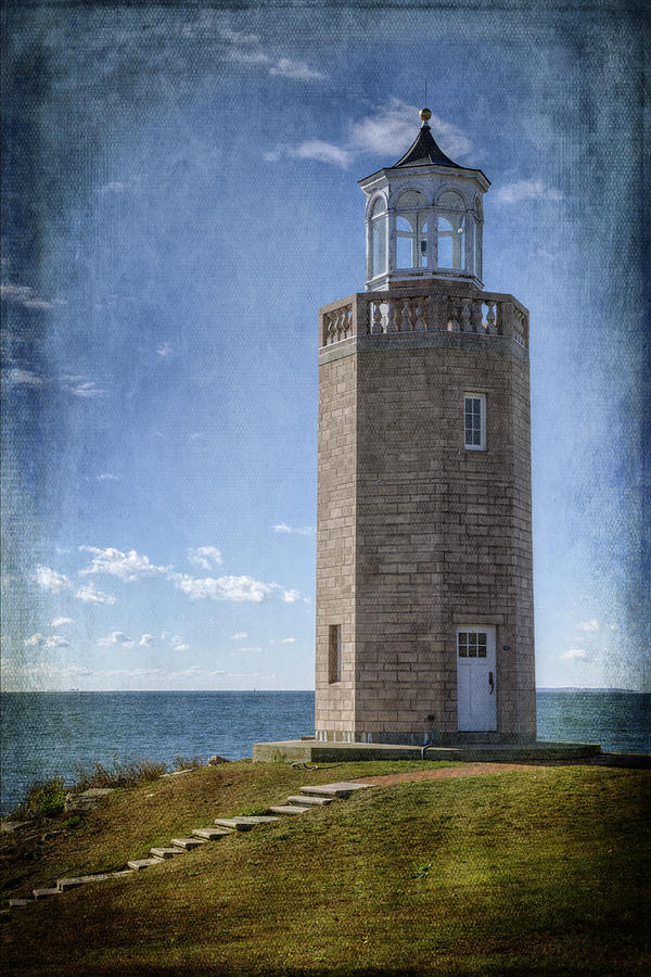 Avery Point Lighthouse Photograph by Joan Carroll