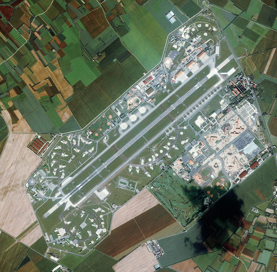Aviano Air Force Base Photograph by Geoeye/science Photo Library