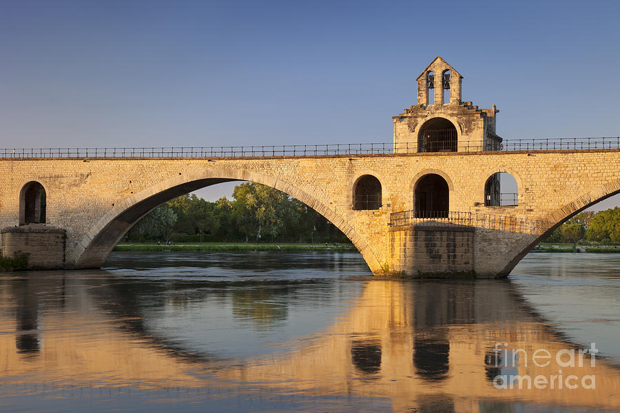 Avignon Bridge - Pont St Benezet - Provence France Photograph by Brian Jannsen