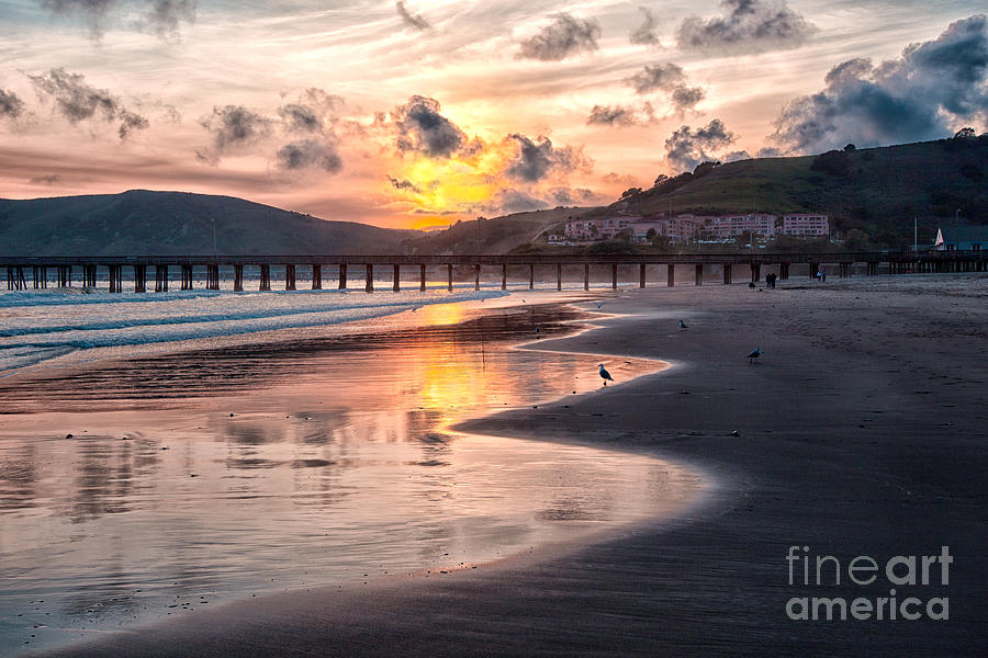 Avila Beach Sunset Photograph by Mimi Ditchie