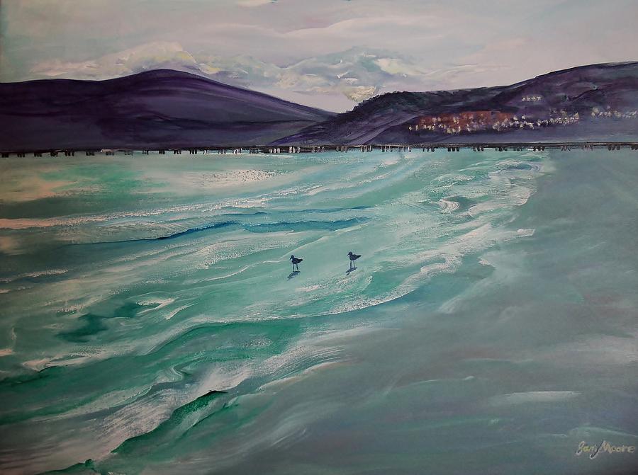 Avila by the Sea Painting by Jan Moore